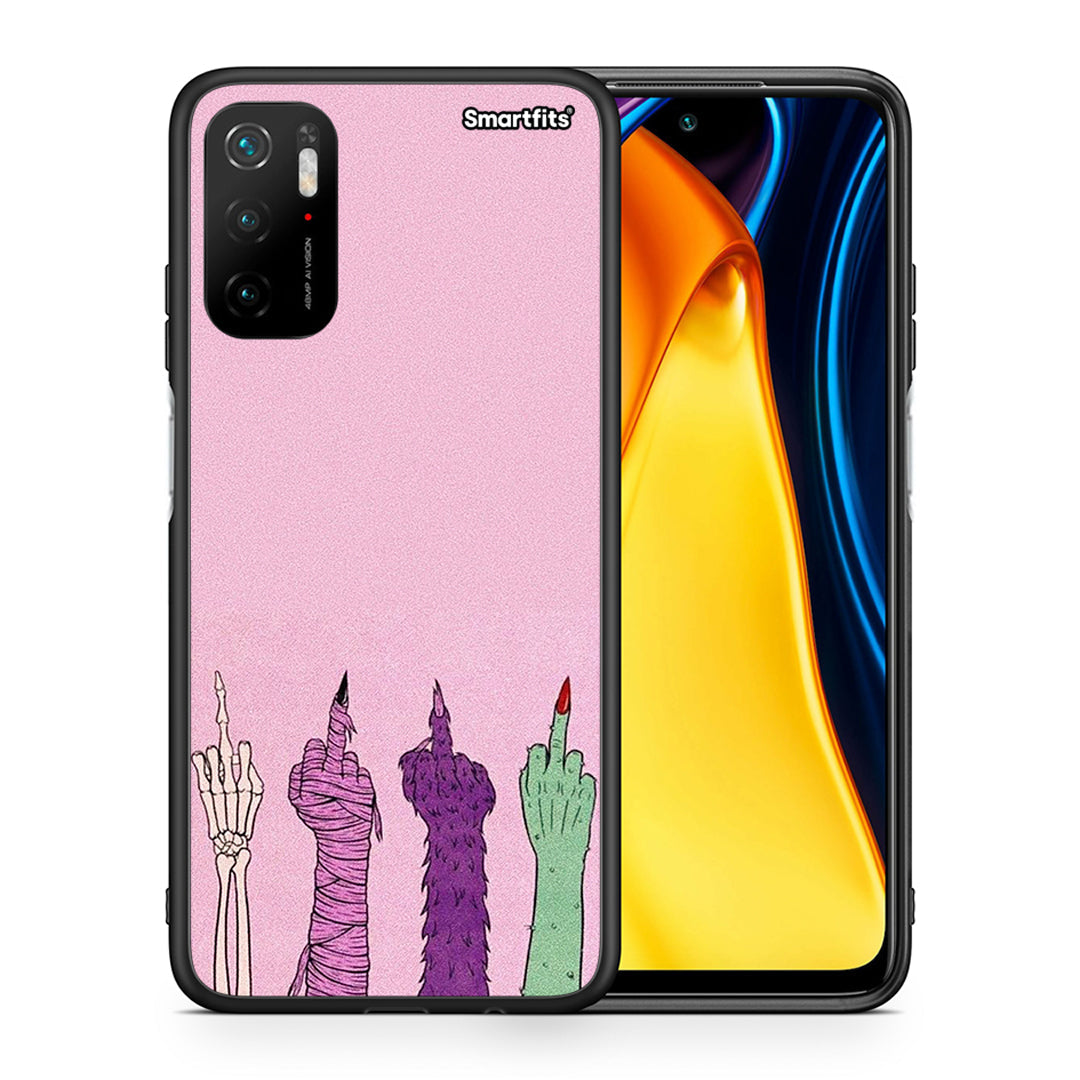 Θήκη Xiaomi Poco M3 Pro Halloween Be A Lady από τη Smartfits με σχέδιο στο πίσω μέρος και μαύρο περίβλημα | Xiaomi Poco M3 Pro Halloween Be A Lady case with colorful back and black bezels