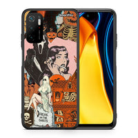 Thumbnail for Θήκη Xiaomi Redmi Note 10 5G Halloween Collage από τη Smartfits με σχέδιο στο πίσω μέρος και μαύρο περίβλημα | Xiaomi Redmi Note 10 5G Halloween Collage case with colorful back and black bezels