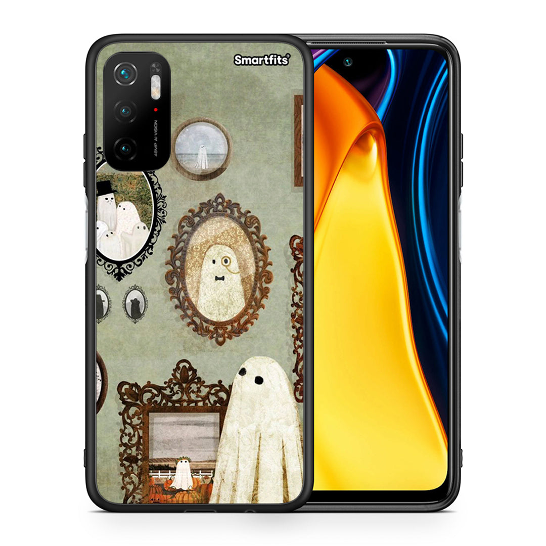 Θήκη Xiaomi Redmi Note 10 5G Halloween Ghost Season από τη Smartfits με σχέδιο στο πίσω μέρος και μαύρο περίβλημα | Xiaomi Redmi Note 10 5G Halloween Ghost Season case with colorful back and black bezels