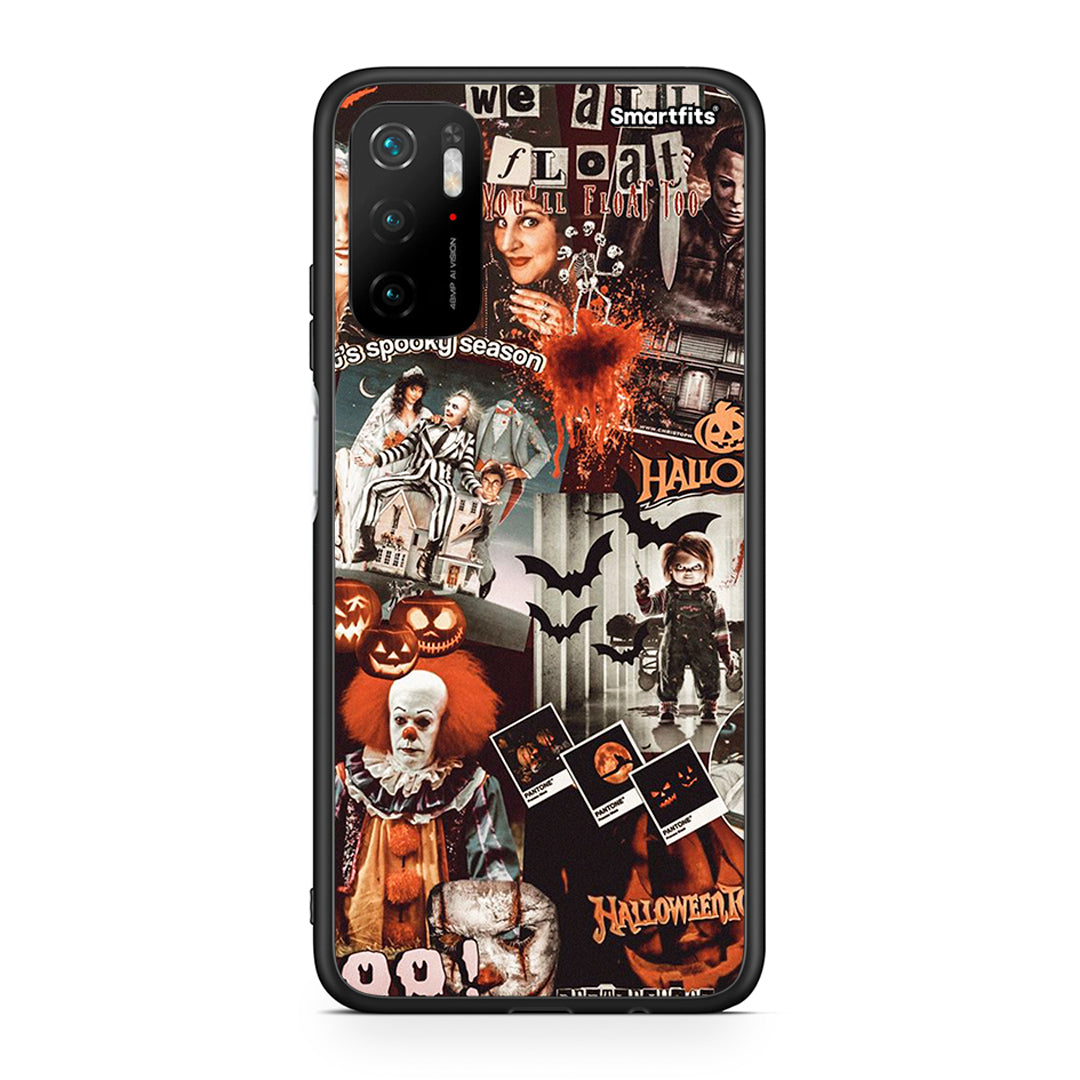Xiaomi Poco M3 Pro Halloween Spooky Season Θήκη από τη Smartfits με σχέδιο στο πίσω μέρος και μαύρο περίβλημα | Smartphone case with colorful back and black bezels by Smartfits