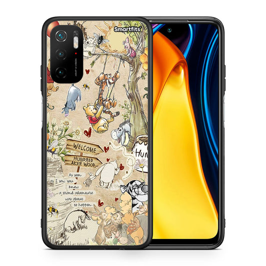 Θήκη Xiaomi Redmi Note 10 5G/Poco M3 Pro Happy Friends από τη Smartfits με σχέδιο στο πίσω μέρος και μαύρο περίβλημα | Xiaomi Redmi Note 10 5G/Poco M3 Pro Happy Friends case with colorful back and black bezels