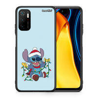 Thumbnail for Θήκη Xiaomi Redmi Note 10 5G/Poco M3 Pro Santa Stich από τη Smartfits με σχέδιο στο πίσω μέρος και μαύρο περίβλημα | Xiaomi Redmi Note 10 5G/Poco M3 Pro Santa Stich case with colorful back and black bezels