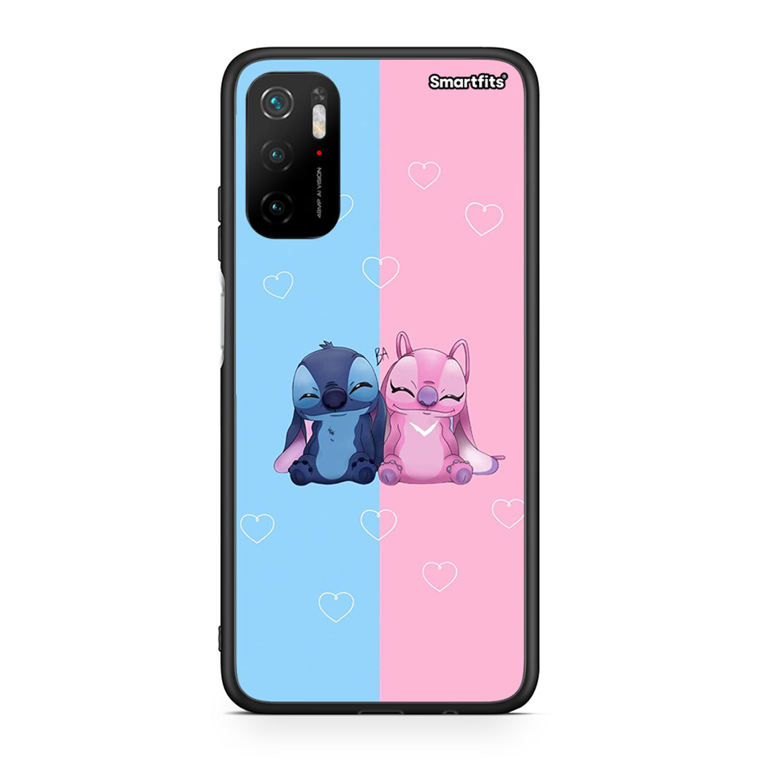 Xiaomi Redmi Note 10 5G/Poco M3 Pro Stitch And Angel θήκη από τη Smartfits με σχέδιο στο πίσω μέρος και μαύρο περίβλημα | Smartphone case with colorful back and black bezels by Smartfits