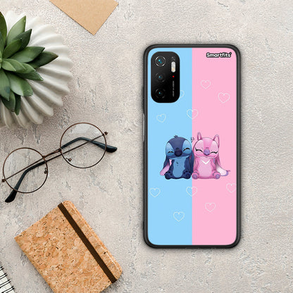 Stitch And Angel - Xiaomi Redmi Note 10 5G θήκη
