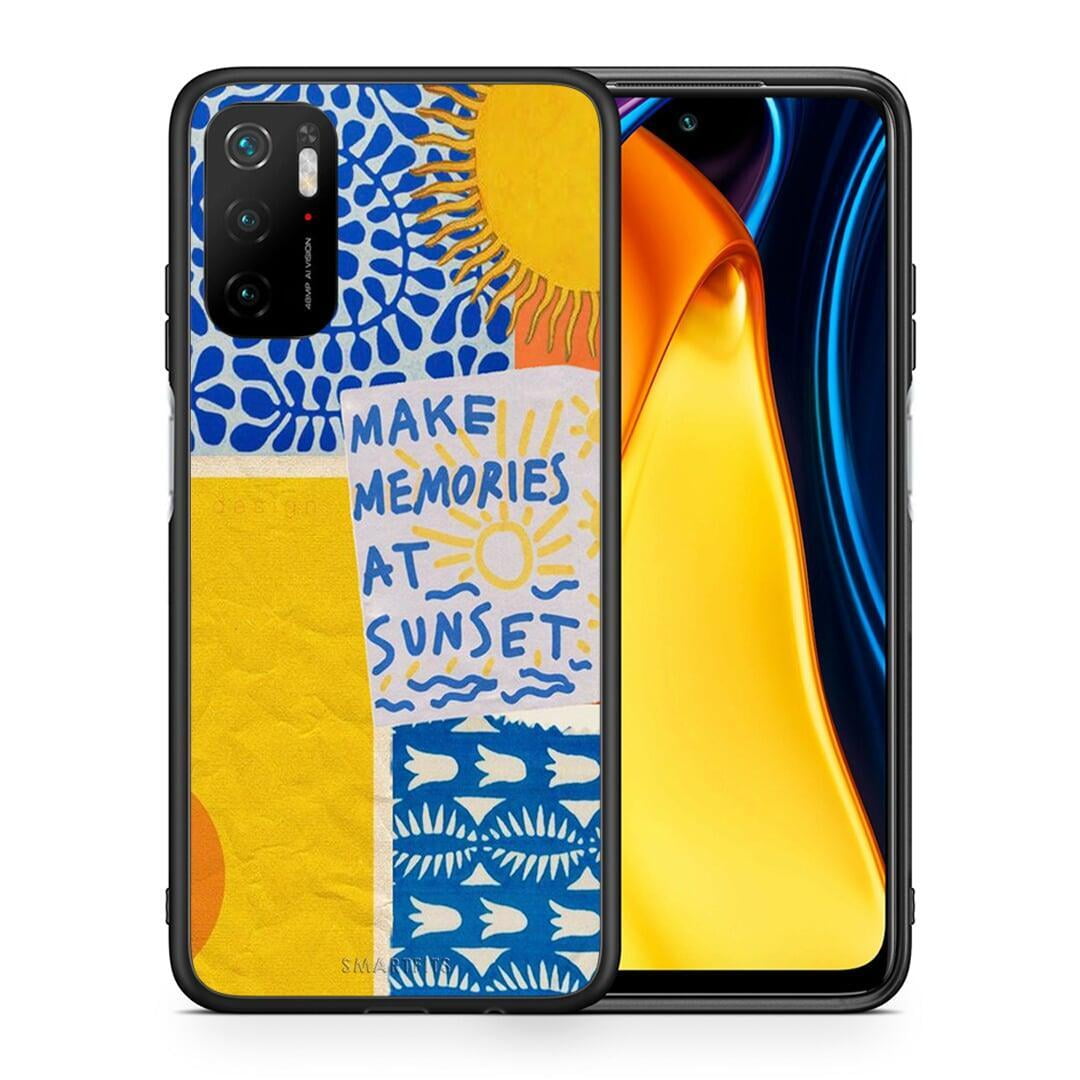 Θήκη Xiaomi Redmi Note 10 5G Sunset Memories από τη Smartfits με σχέδιο στο πίσω μέρος και μαύρο περίβλημα | Xiaomi Redmi Note 10 5G Sunset Memories case with colorful back and black bezels