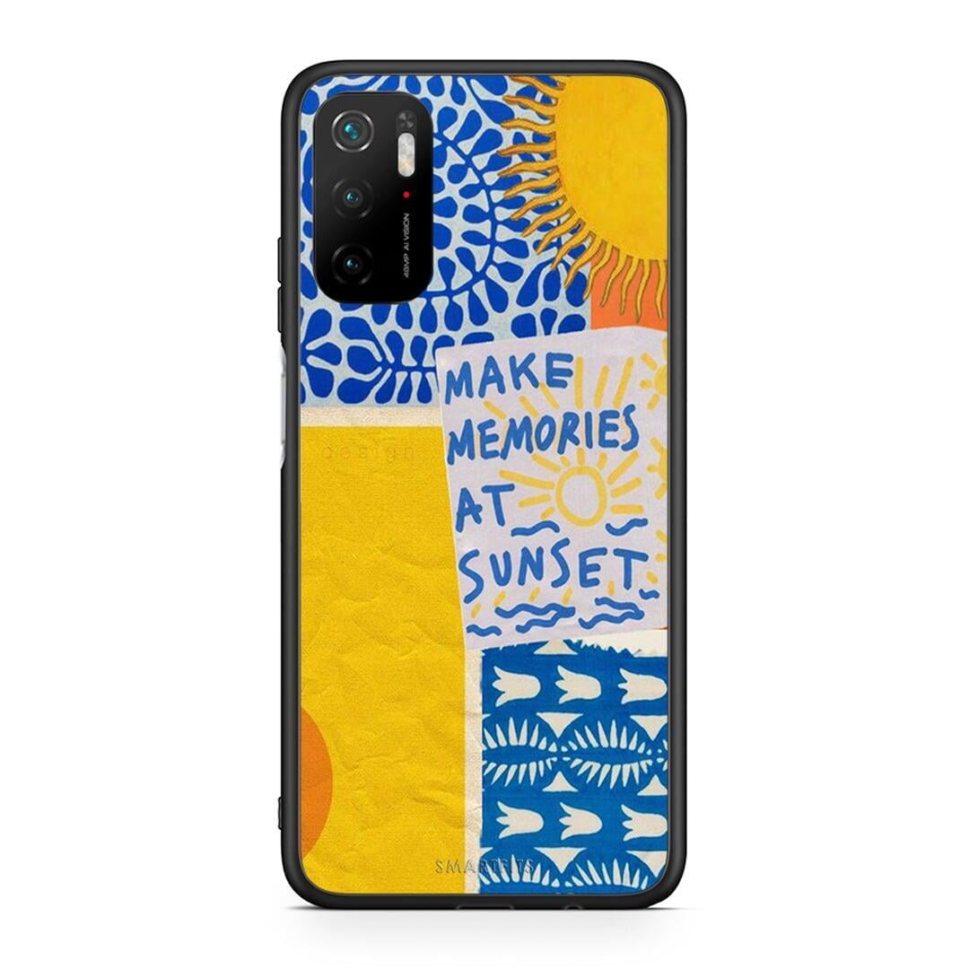 Xiaomi Redmi Note 10 5G Sunset Memories Θήκη από τη Smartfits με σχέδιο στο πίσω μέρος και μαύρο περίβλημα | Smartphone case with colorful back and black bezels by Smartfits