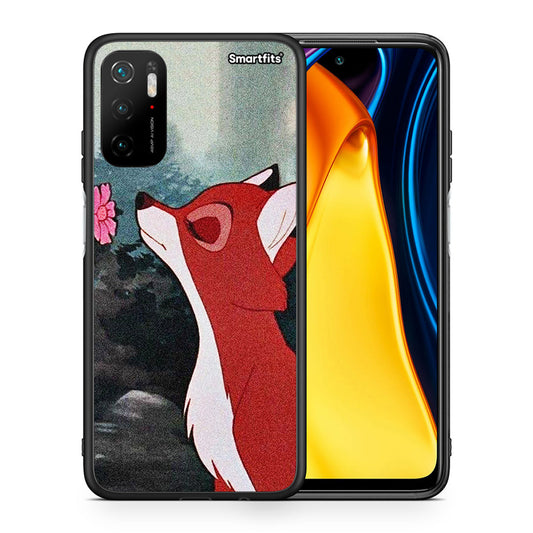 Θήκη Xiaomi Redmi Note 10 5G/Poco M3 Pro Tod And Vixey Love 2 από τη Smartfits με σχέδιο στο πίσω μέρος και μαύρο περίβλημα | Xiaomi Redmi Note 10 5G/Poco M3 Pro Tod And Vixey Love 2 case with colorful back and black bezels