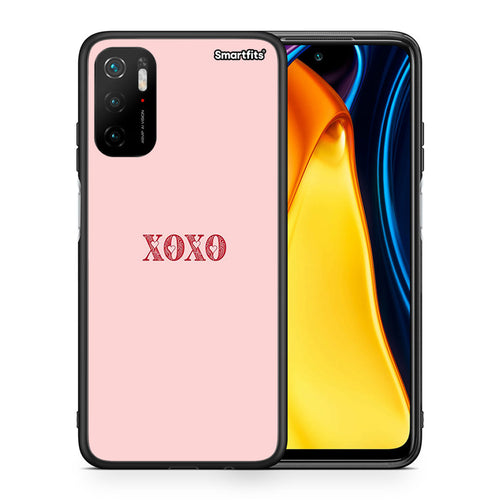 Θήκη Xiaomi Redmi Note 10 5G/Poco M3 Pro XOXO Love από τη Smartfits με σχέδιο στο πίσω μέρος και μαύρο περίβλημα | Xiaomi Redmi Note 10 5G/Poco M3 Pro XOXO Love case with colorful back and black bezels