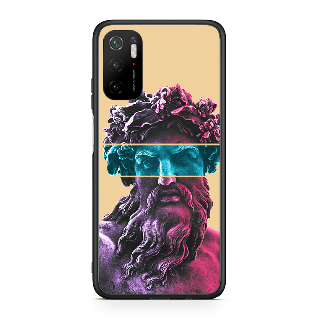 Xiaomi Redmi Note 10 5G Zeus Art Θήκη Αγίου Βαλεντίνου από τη Smartfits με σχέδιο στο πίσω μέρος και μαύρο περίβλημα | Smartphone case with colorful back and black bezels by Smartfits