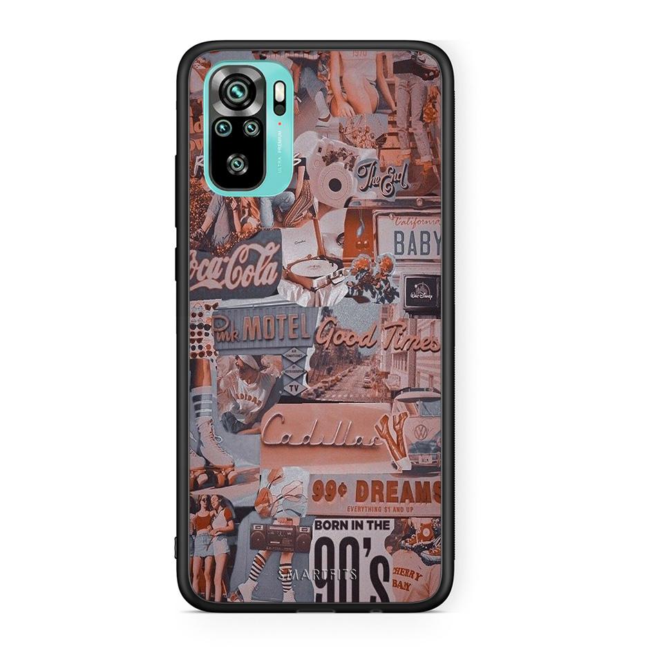 Xiaomi Redmi Note 10 Born In 90s θήκη από τη Smartfits με σχέδιο στο πίσω μέρος και μαύρο περίβλημα | Smartphone case with colorful back and black bezels by Smartfits