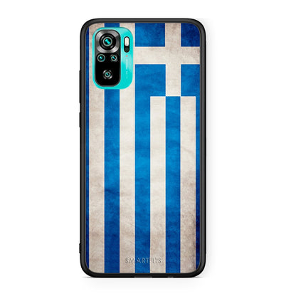 4 - Xiaomi Redmi Note 10 Greece Flag case, cover, bumper