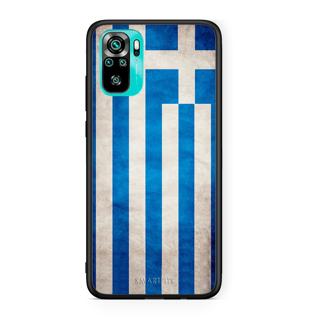 4 - Xiaomi Redmi Note 10 Greece Flag case, cover, bumper