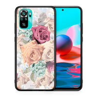 Thumbnail for Θήκη Xiaomi Redmi Note 10 Bouquet Floral από τη Smartfits με σχέδιο στο πίσω μέρος και μαύρο περίβλημα | Xiaomi Redmi Note 10 Bouquet Floral case with colorful back and black bezels