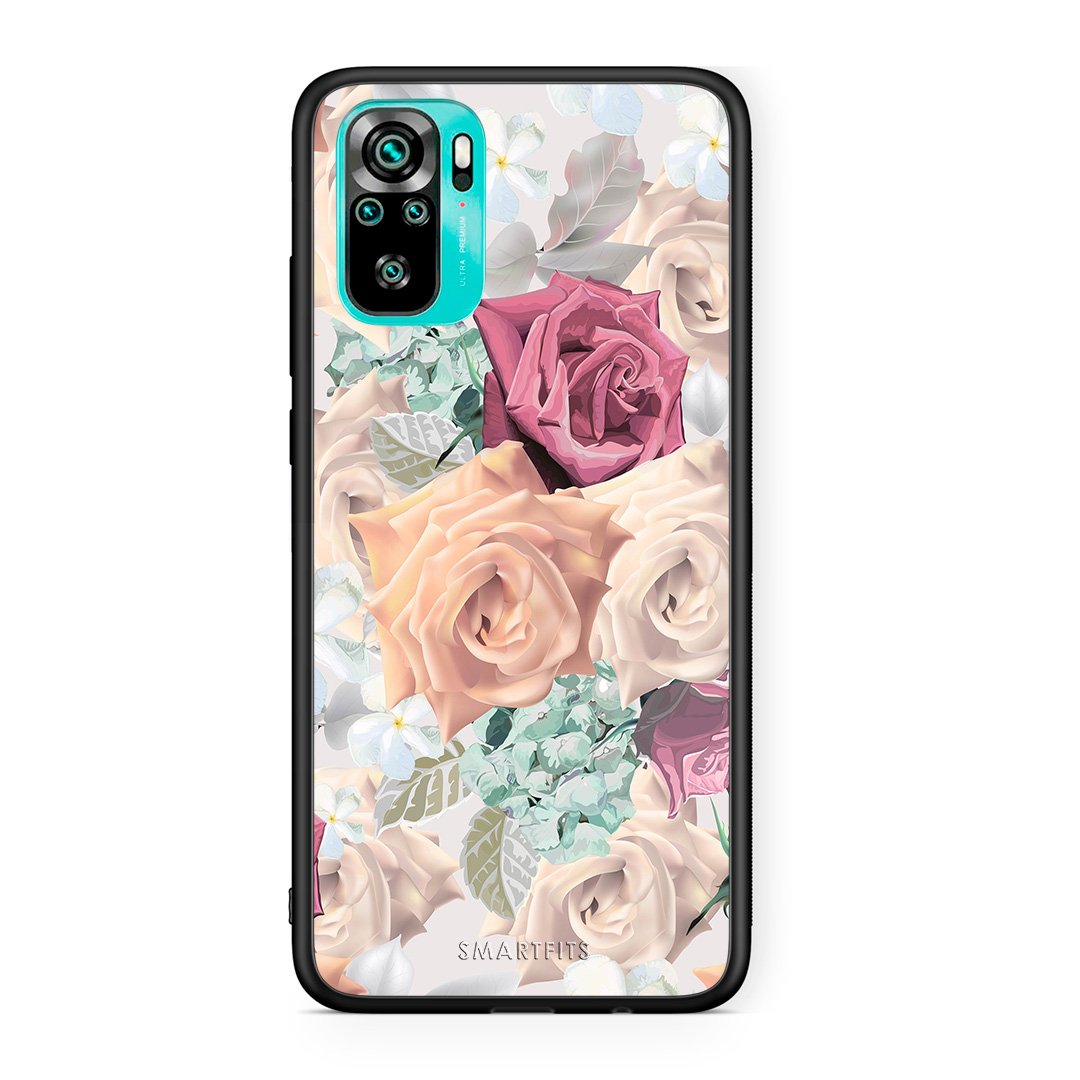 99 - Xiaomi Redmi Note 10 Bouquet Floral case, cover, bumper