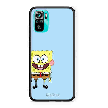 Xiaomi Redmi Note 10 Friends Bob θήκη από τη Smartfits με σχέδιο στο πίσω μέρος και μαύρο περίβλημα | Smartphone case with colorful back and black bezels by Smartfits