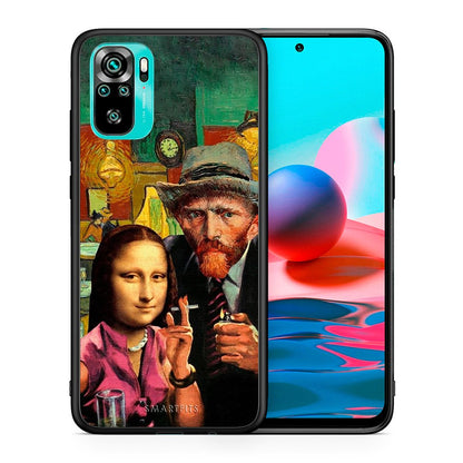 Θήκη Xiaomi Redmi Note 10 Funny Art από τη Smartfits με σχέδιο στο πίσω μέρος και μαύρο περίβλημα | Xiaomi Redmi Note 10 Funny Art case with colorful back and black bezels