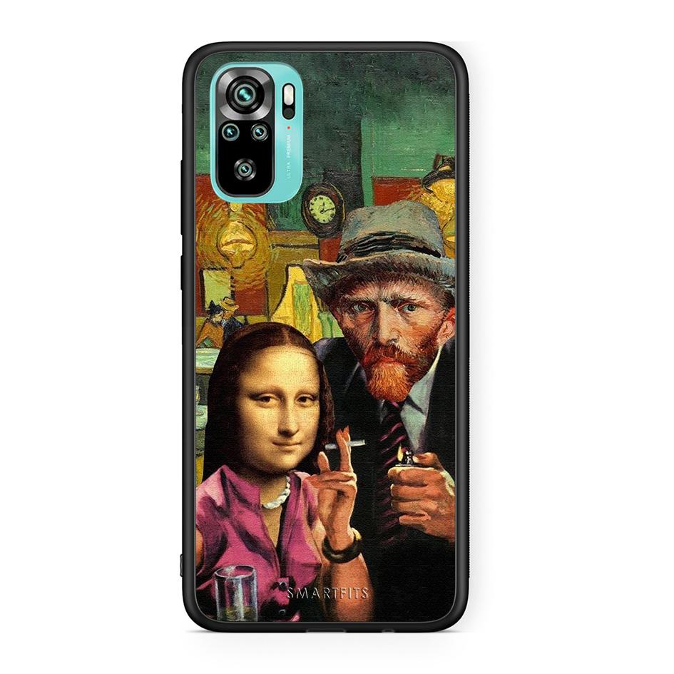 Xiaomi Redmi Note 10 Funny Art θήκη από τη Smartfits με σχέδιο στο πίσω μέρος και μαύρο περίβλημα | Smartphone case with colorful back and black bezels by Smartfits