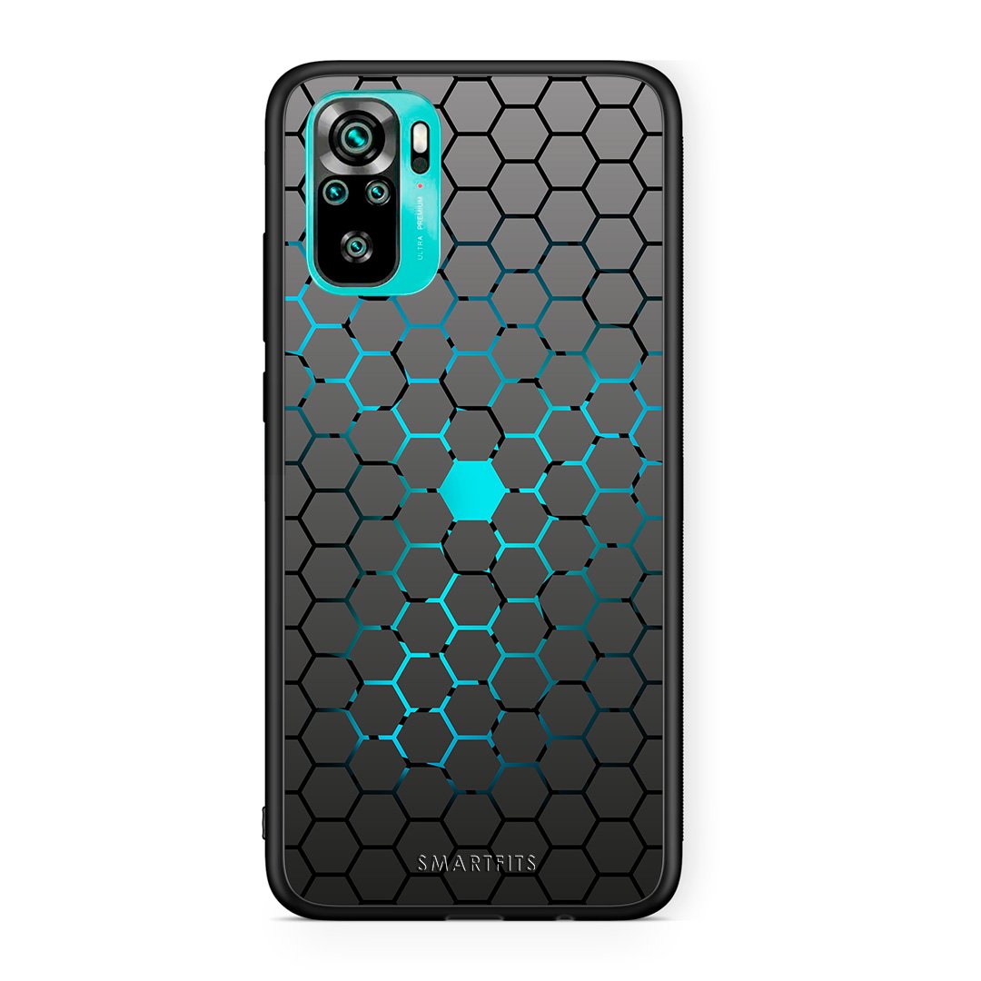 40 - Xiaomi Redmi Note 10 Hexagonal Geometric case, cover, bumper