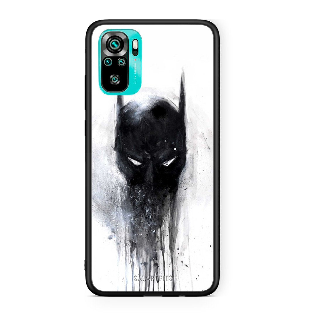 4 - Xiaomi Redmi Note 10 Paint Bat Hero case, cover, bumper