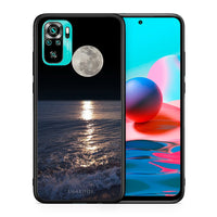 Thumbnail for Θήκη Xiaomi Redmi Note 10 Moon Landscape από τη Smartfits με σχέδιο στο πίσω μέρος και μαύρο περίβλημα | Xiaomi Redmi Note 10 Moon Landscape case with colorful back and black bezels