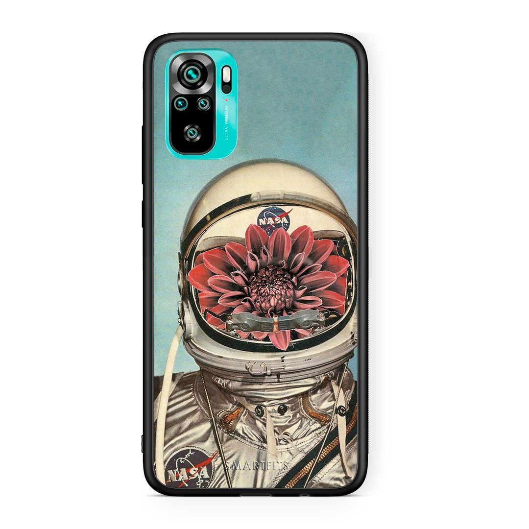 Xiaomi Redmi Note 10 Nasa Bloom θήκη από τη Smartfits με σχέδιο στο πίσω μέρος και μαύρο περίβλημα | Smartphone case with colorful back and black bezels by Smartfits