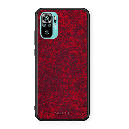 Xiaomi Redmi Note 10 Paisley Cashmere θήκη από τη Smartfits με σχέδιο στο πίσω μέρος και μαύρο περίβλημα | Smartphone case with colorful back and black bezels by Smartfits