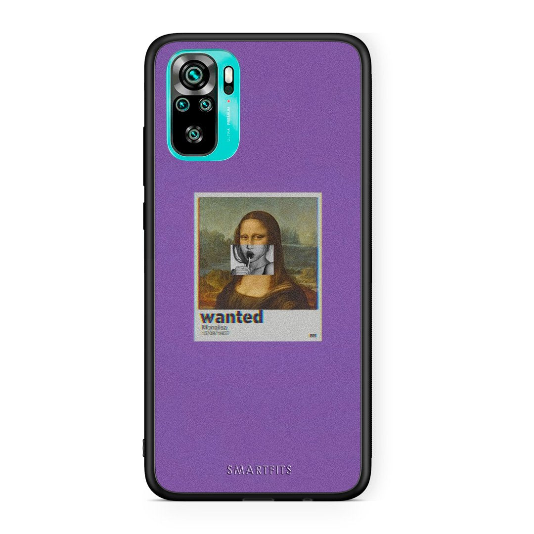 4 - Xiaomi Redmi Note 10 Monalisa Popart case, cover, bumper