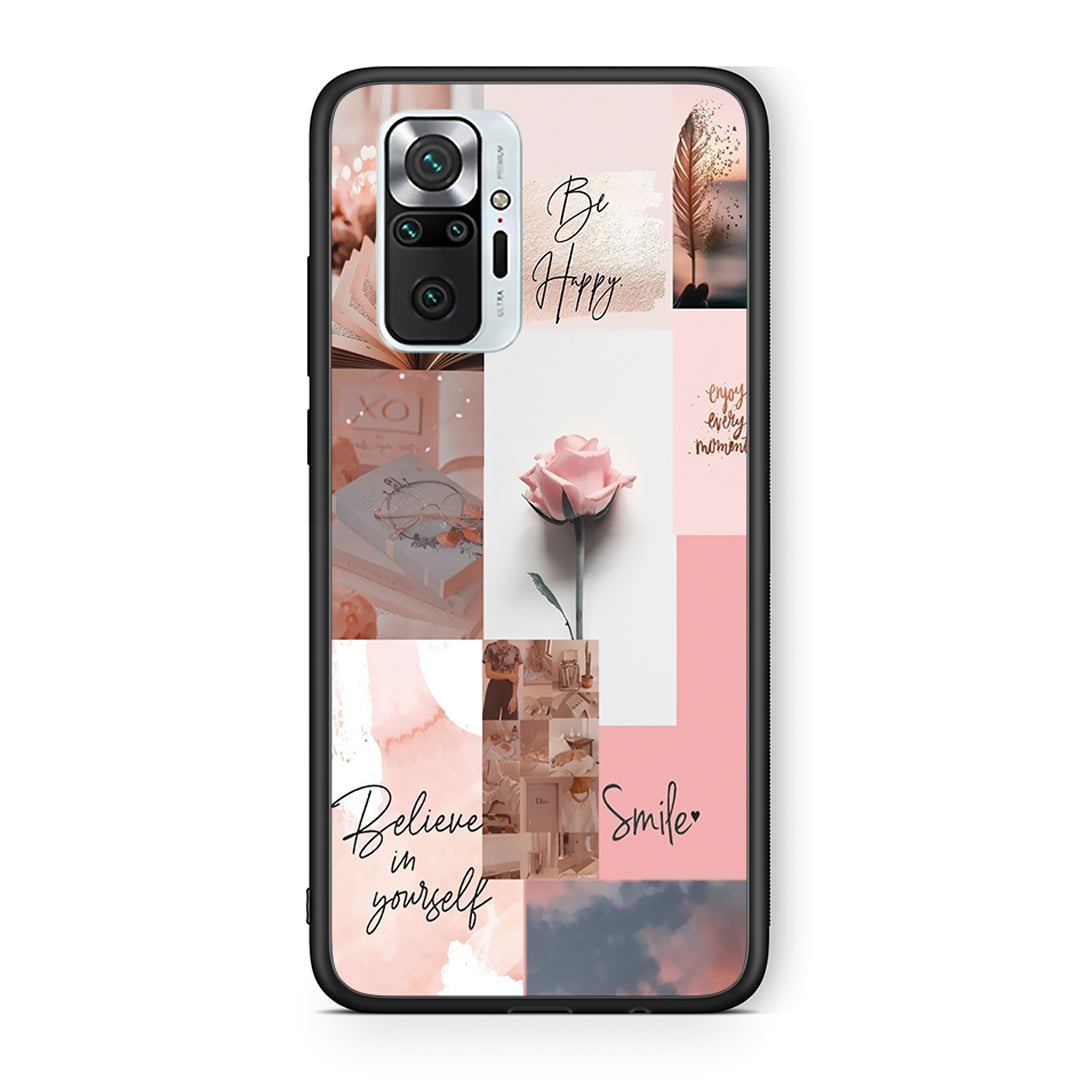 Xiaomi Redmi Note 10 Pro Aesthetic Collage θήκη από τη Smartfits με σχέδιο στο πίσω μέρος και μαύρο περίβλημα | Smartphone case with colorful back and black bezels by Smartfits