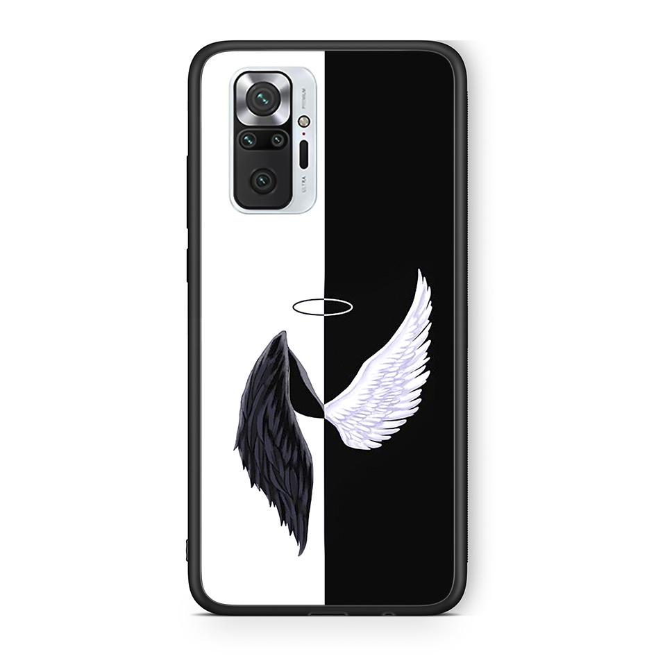 Xiaomi Redmi Note 10 Pro Angels Demons θήκη από τη Smartfits με σχέδιο στο πίσω μέρος και μαύρο περίβλημα | Smartphone case with colorful back and black bezels by Smartfits