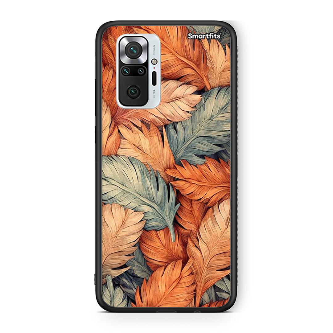 Xiaomi Redmi Note 10 Pro Autumn Leaves Θήκη από τη Smartfits με σχέδιο στο πίσω μέρος και μαύρο περίβλημα | Smartphone case with colorful back and black bezels by Smartfits