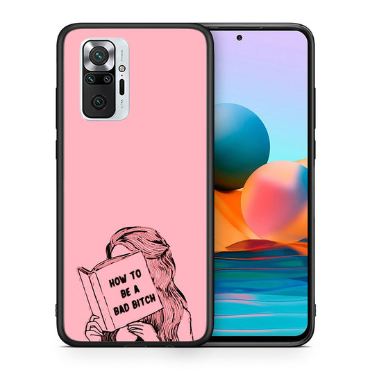 Θήκη Xiaomi Redmi Note 10 Pro Bad Bitch από τη Smartfits με σχέδιο στο πίσω μέρος και μαύρο περίβλημα | Xiaomi Redmi Note 10 Pro Bad Bitch case with colorful back and black bezels