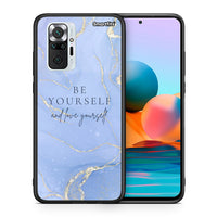 Thumbnail for Θήκη Xiaomi Redmi Note 10 Pro Be Yourself από τη Smartfits με σχέδιο στο πίσω μέρος και μαύρο περίβλημα | Xiaomi Redmi Note 10 Pro Be Yourself case with colorful back and black bezels