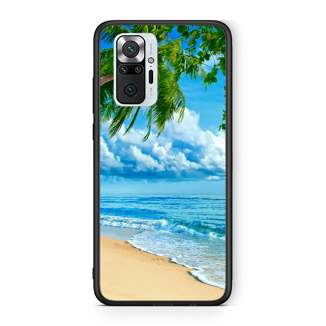Xiaomi Redmi Note 10 Pro Beautiful Beach θήκη από τη Smartfits με σχέδιο στο πίσω μέρος και μαύρο περίβλημα | Smartphone case with colorful back and black bezels by Smartfits