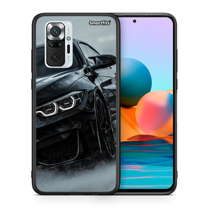 Θήκη Xiaomi Redmi Note 10 Pro Black BMW από τη Smartfits με σχέδιο στο πίσω μέρος και μαύρο περίβλημα | Xiaomi Redmi Note 10 Pro Black BMW case with colorful back and black bezels