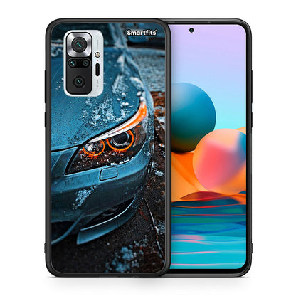 Θήκη Xiaomi Redmi Note 10 Pro Bmw E60 από τη Smartfits με σχέδιο στο πίσω μέρος και μαύρο περίβλημα | Xiaomi Redmi Note 10 Pro Bmw E60 case with colorful back and black bezels