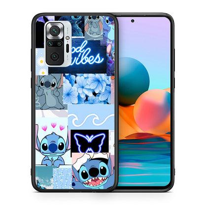 Θήκη Αγίου Βαλεντίνου Xiaomi Redmi Note 10 Pro Collage Good Vibes από τη Smartfits με σχέδιο στο πίσω μέρος και μαύρο περίβλημα | Xiaomi Redmi Note 10 Pro Collage Good Vibes case with colorful back and black bezels