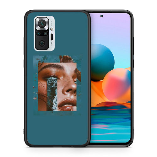 Θήκη Xiaomi Redmi Note 10 Pro Cry An Ocean από τη Smartfits με σχέδιο στο πίσω μέρος και μαύρο περίβλημα | Xiaomi Redmi Note 10 Pro Cry An Ocean case with colorful back and black bezels