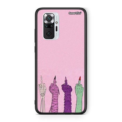 Xiaomi Redmi Note 10 Pro Halloween Be A Lady Θήκη από τη Smartfits με σχέδιο στο πίσω μέρος και μαύρο περίβλημα | Smartphone case with colorful back and black bezels by Smartfits