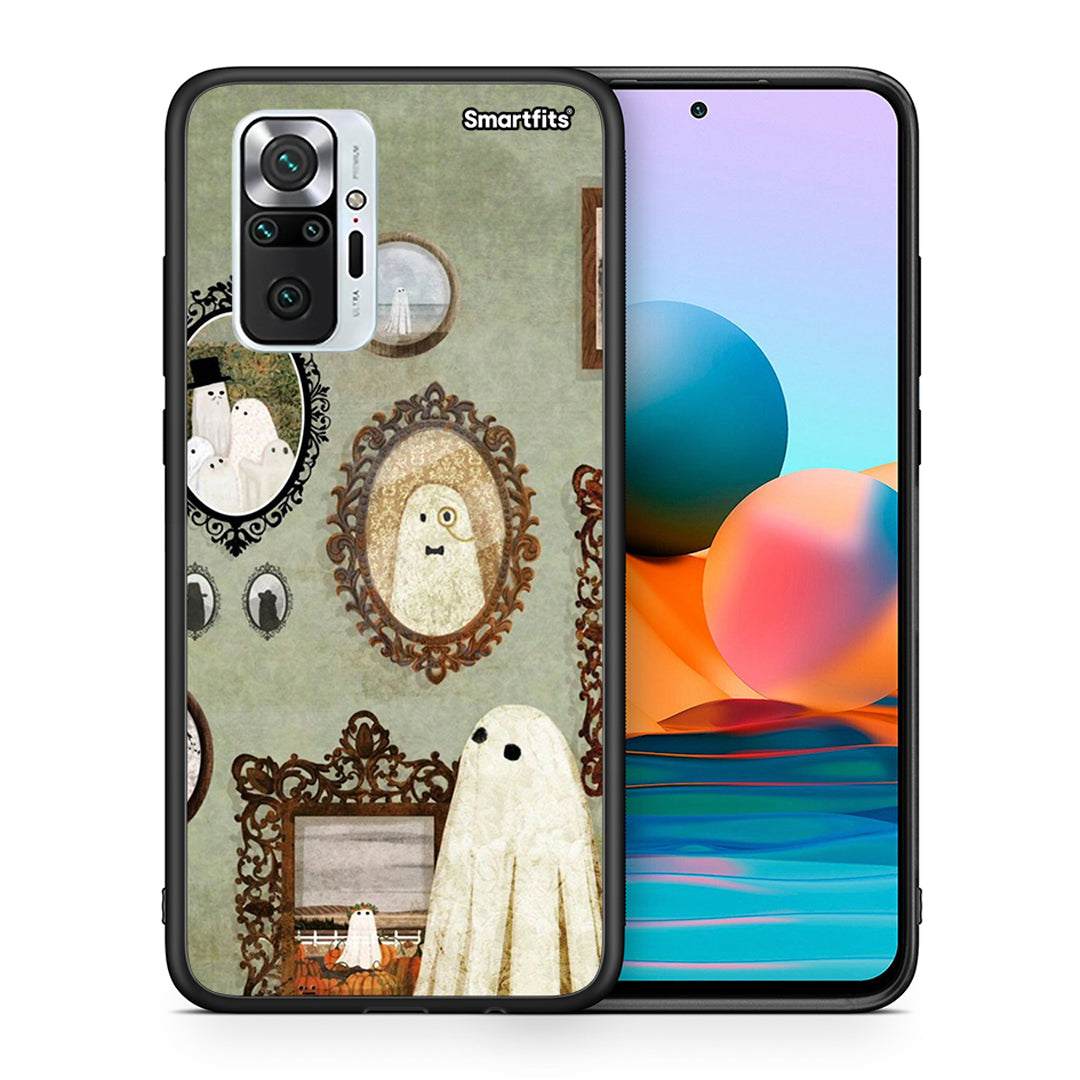 Θήκη Xiaomi Redmi Note 10 Pro Halloween Ghost Season από τη Smartfits με σχέδιο στο πίσω μέρος και μαύρο περίβλημα | Xiaomi Redmi Note 10 Pro Halloween Ghost Season case with colorful back and black bezels