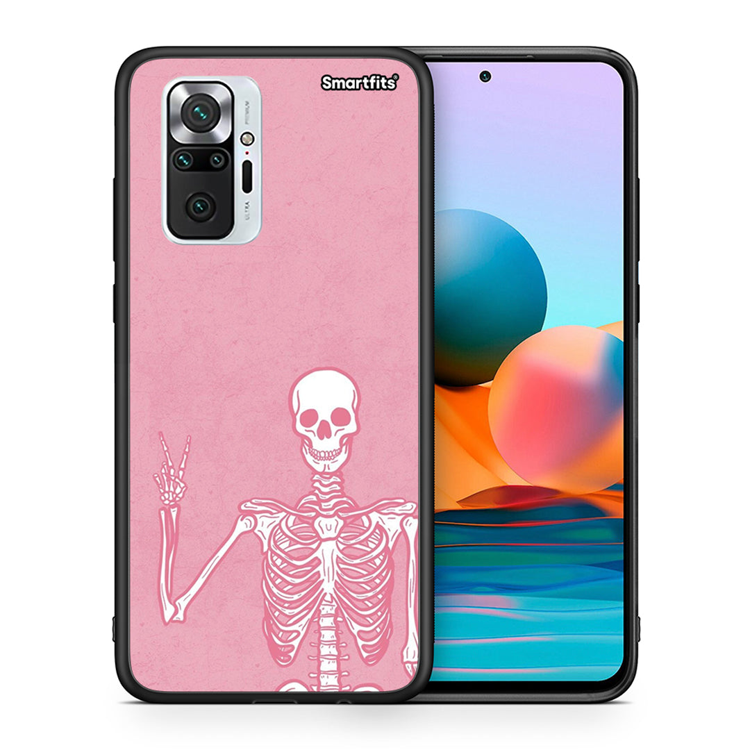 Θήκη Xiaomi Redmi Note 10 Pro Halloween Motivation από τη Smartfits με σχέδιο στο πίσω μέρος και μαύρο περίβλημα | Xiaomi Redmi Note 10 Pro Halloween Motivation case with colorful back and black bezels