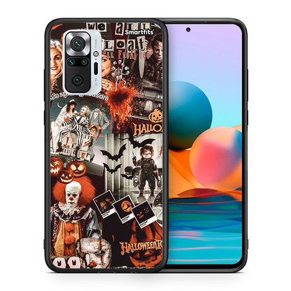 Θήκη Xiaomi Redmi Note 10 Pro Halloween Spooky Season από τη Smartfits με σχέδιο στο πίσω μέρος και μαύρο περίβλημα | Xiaomi Redmi Note 10 Pro Halloween Spooky Season case with colorful back and black bezels