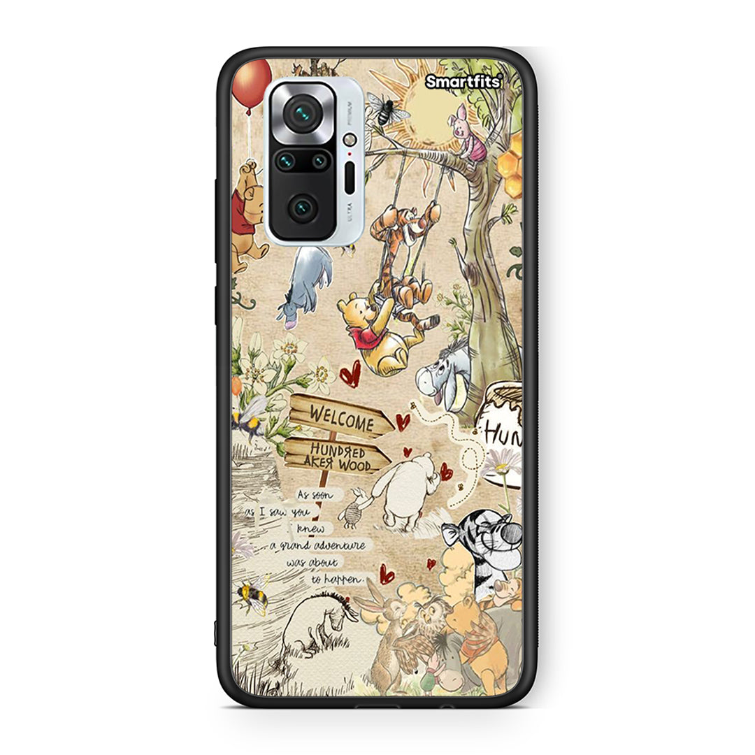 Xiaomi Redmi Note 10 Pro Happy Friends θήκη από τη Smartfits με σχέδιο στο πίσω μέρος και μαύρο περίβλημα | Smartphone case with colorful back and black bezels by Smartfits