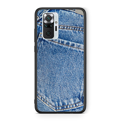 Xiaomi Redmi Note 10 Pro Jeans Pocket θήκη από τη Smartfits με σχέδιο στο πίσω μέρος και μαύρο περίβλημα | Smartphone case with colorful back and black bezels by Smartfits
