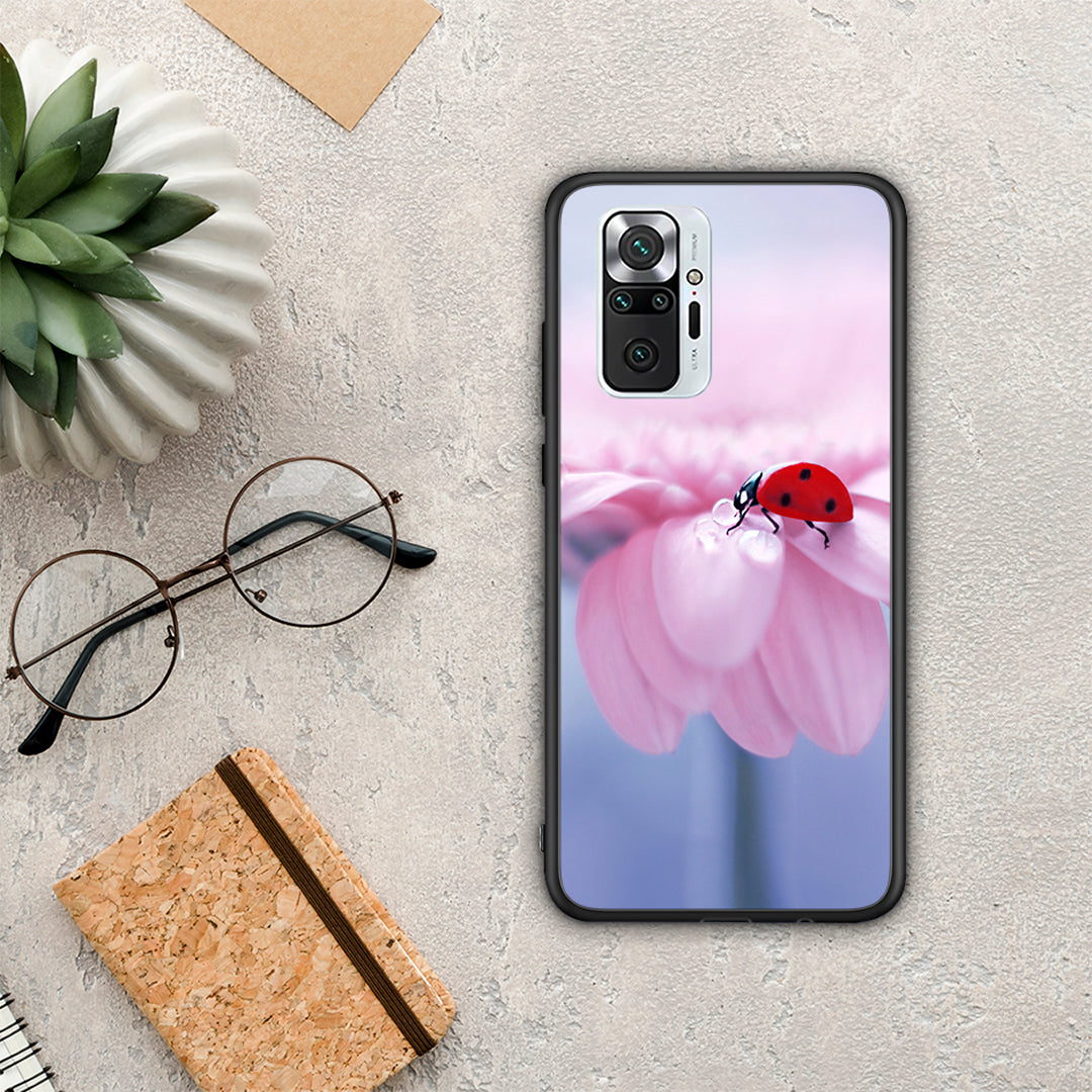Ladybug Flower - Xiaomi Redmi Note 10 Pro / 10 Pro Max θήκη