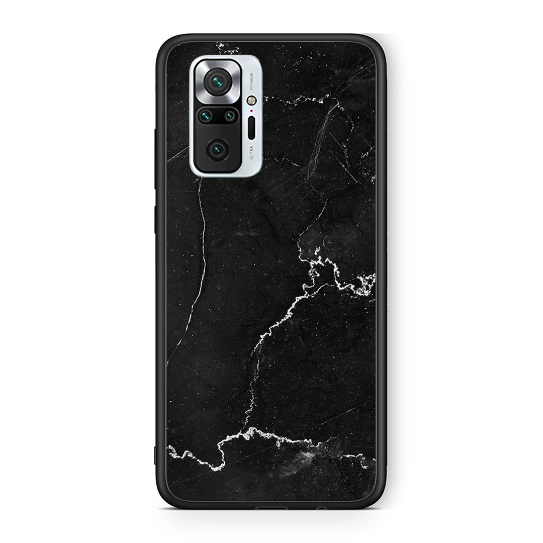 Xiaomi Redmi Note 10 Pro Marble Black θήκη από τη Smartfits με σχέδιο στο πίσω μέρος και μαύρο περίβλημα | Smartphone case with colorful back and black bezels by Smartfits
