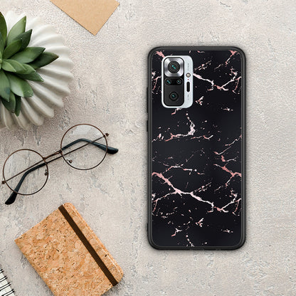 Marble Black Rosegold - Xiaomi Redmi Note 10 Pro / 10 Pro Max θήκη