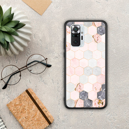 Marble Hexagon Pink - Xiaomi Redmi Note 10 Pro / 10 Pro Max θήκη