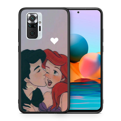 Θήκη Αγίου Βαλεντίνου Xiaomi Redmi Note 10 Pro Mermaid Love από τη Smartfits με σχέδιο στο πίσω μέρος και μαύρο περίβλημα | Xiaomi Redmi Note 10 Pro Mermaid Love case with colorful back and black bezels