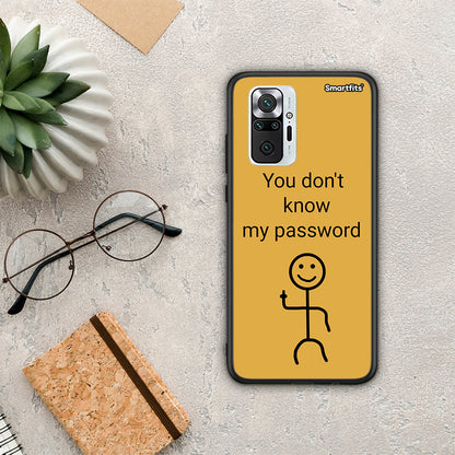 My Password - Xiaomi Redmi Note 10 Pro / 10 Pro Max θήκη