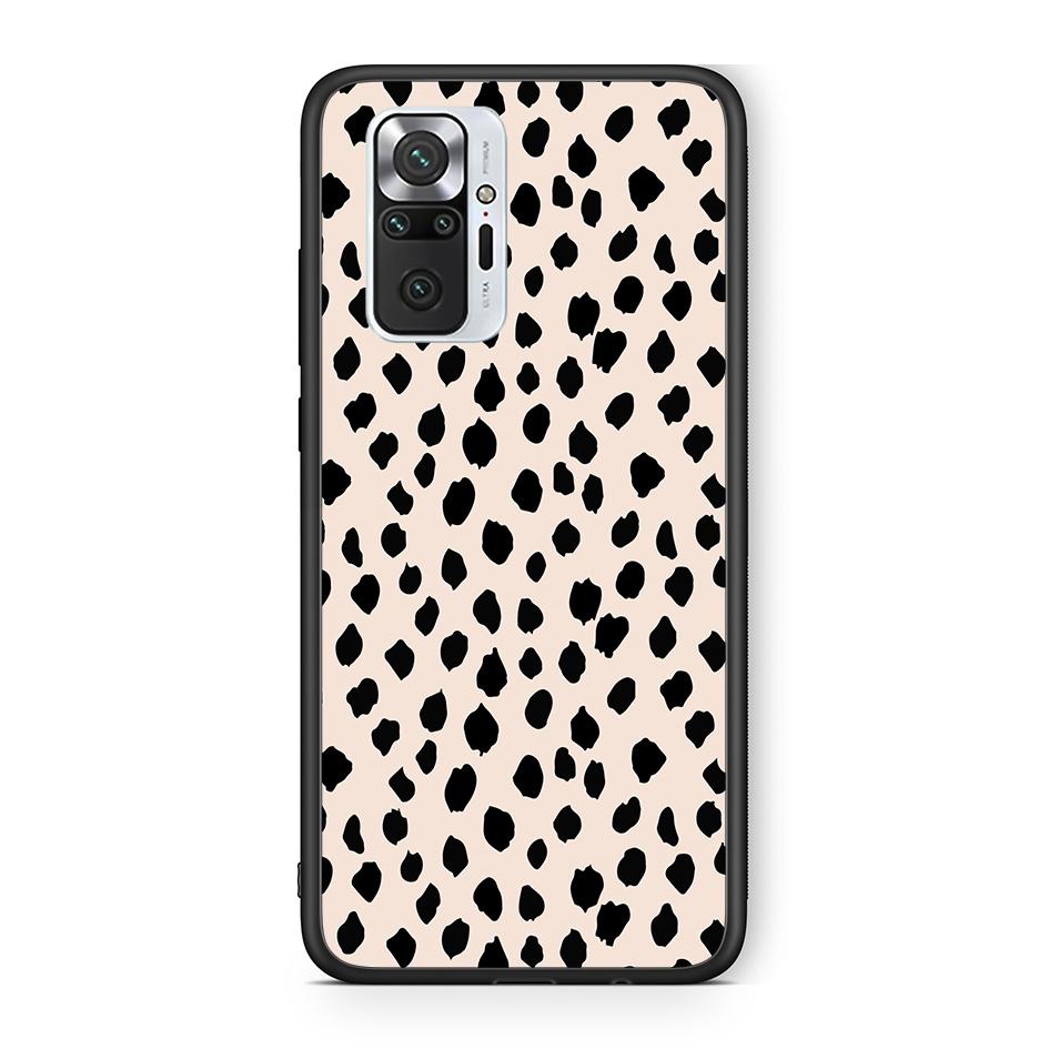 Xiaomi Redmi Note 10 Pro New Polka Dots θήκη από τη Smartfits με σχέδιο στο πίσω μέρος και μαύρο περίβλημα | Smartphone case with colorful back and black bezels by Smartfits